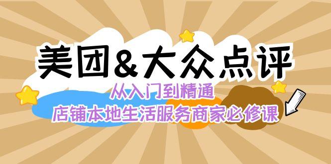 美团+大众点评 从入门到精通：店铺本地生活 流量提升 店铺运营 推广秘术 评价管理-小艾项目网