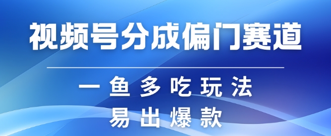 视频号创作者分成计划偏门类目，容易爆流，实拍内容简单易做【揭秘】-小艾项目网