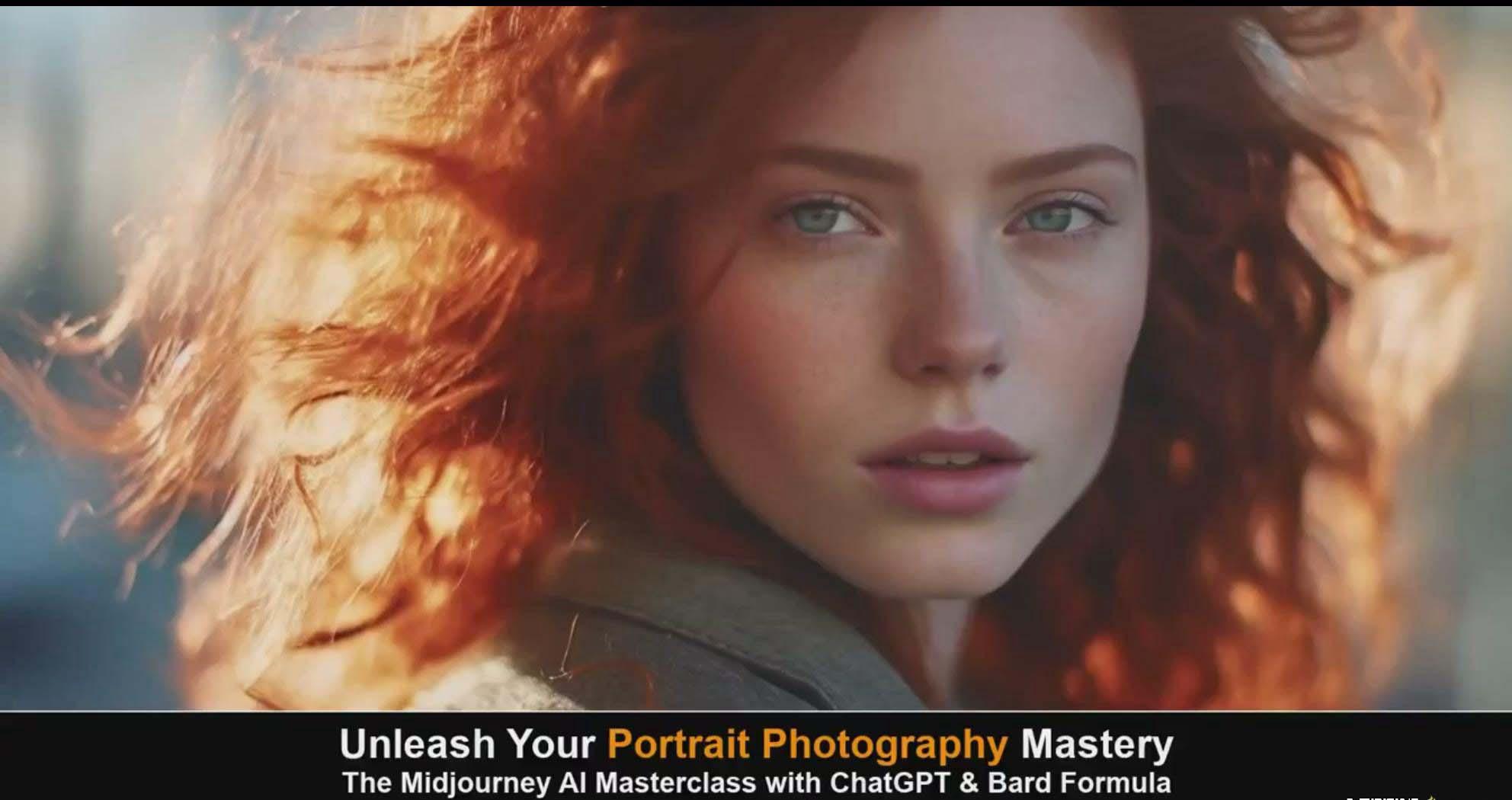 图片[2]-(9312期)Midjourney v5 ChatGPT 和 Bard AI人工智能人像摄影大师班-15节-中英字幕-小艾项目网