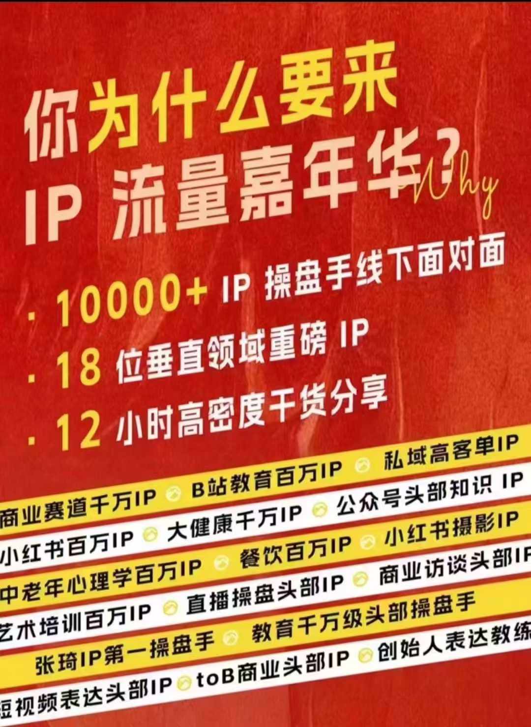 群响IP流量嘉年华，​现场视频+IP江湖2024典藏版PPT-小艾项目网