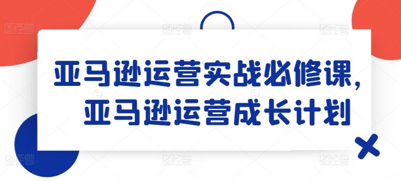 亚马逊运营实战必修课，亚马逊运营成长计划-小艾项目网