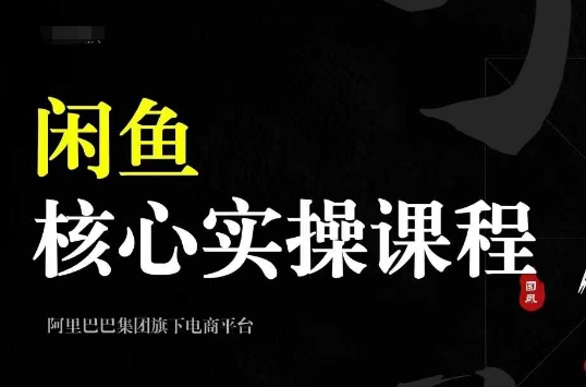 2024闲鱼核心实操课程，从养号、选品、发布、销售，教你做一个出单的闲鱼号-小艾项目网