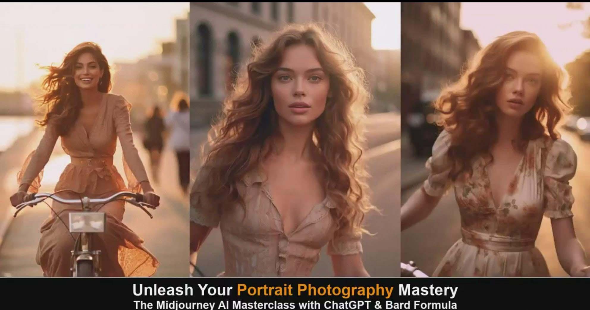 图片[4]-(9312期)Midjourney v5 ChatGPT 和 Bard AI人工智能人像摄影大师班-15节-中英字幕-小艾项目网