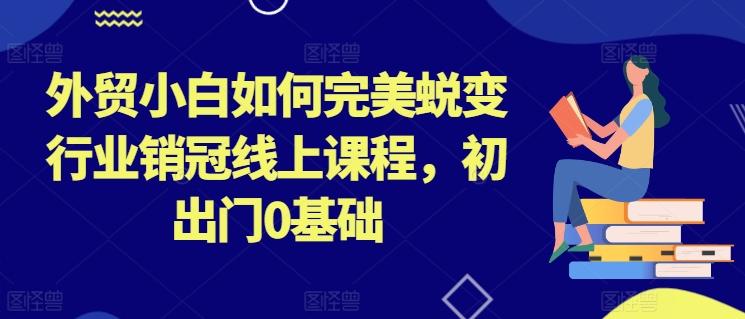 外贸小白如何完美蜕变行业销冠线上课程，初出门0基础-小艾项目网