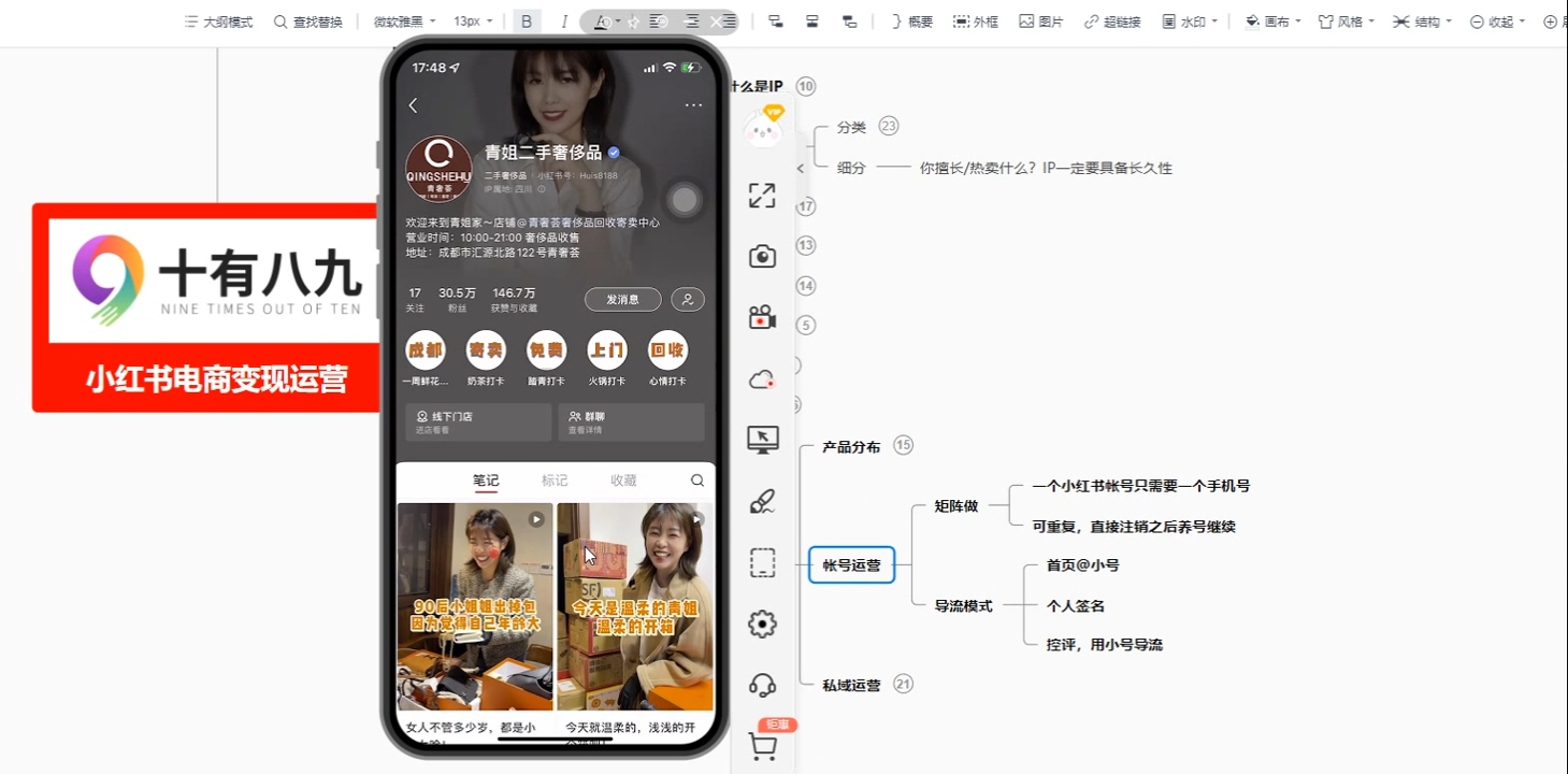 十有八九学院·新手如何从0-1玩转红薯店铺-小艾项目网