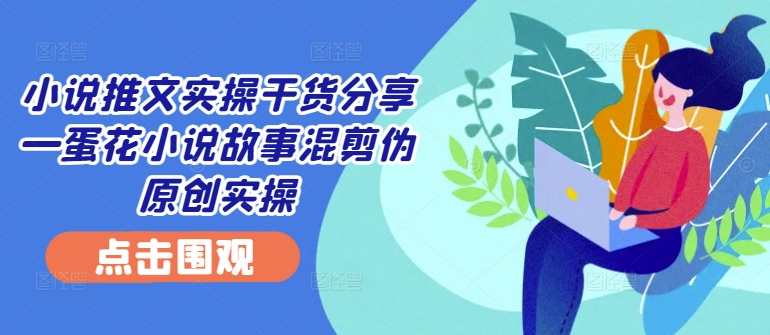 小说推文实操干货分享—蛋花小说故事混剪伪原创实操-小艾项目网