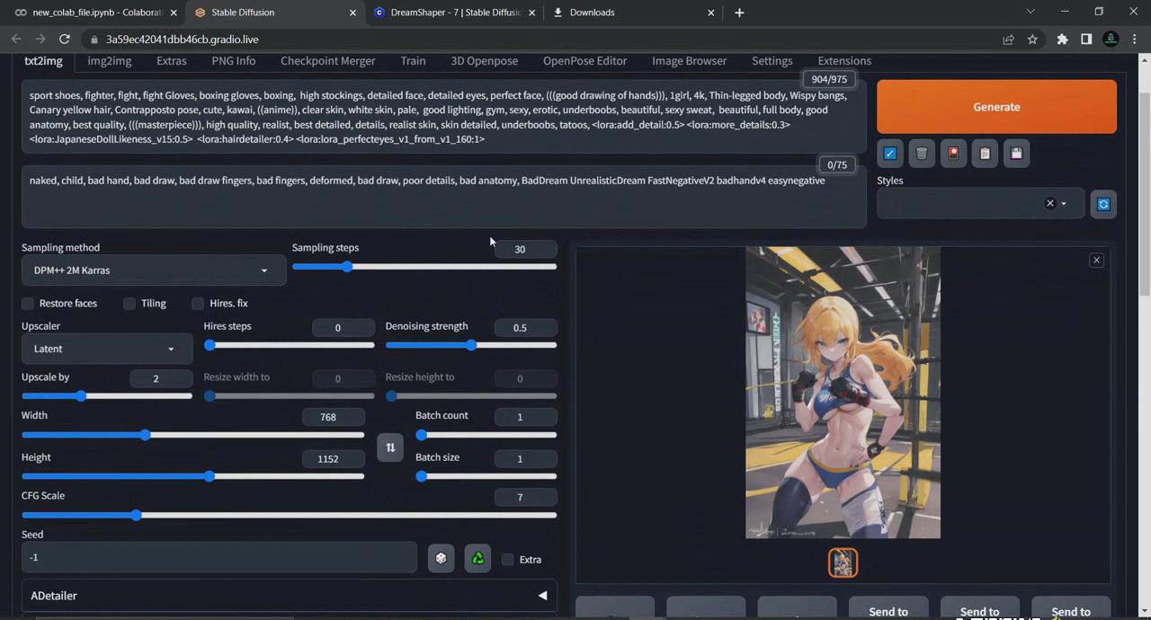 图片[4]-利用Stable Diffusion创建动漫艺术图像使用AI绘画赚钱-中英字幕-小艾项目网