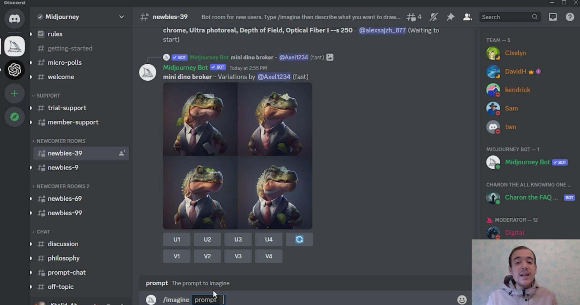 图片[1]-Midjourney 精通教程-使用Midjourney AI创建美丽艺术图像-36节课-中英字幕-小艾项目网