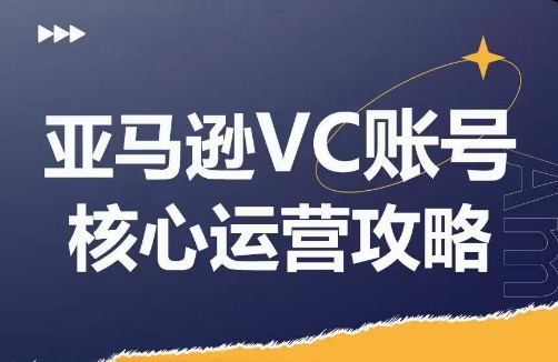亚马逊VC账号核心玩法解析，实战经验拆解产品模块运营技巧，提升店铺GMV，有效提升运营利润-小艾项目网