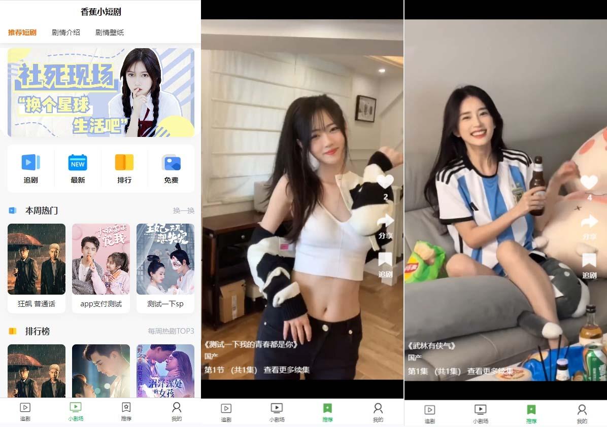 (8542期)小剧场短剧影视系统源码 全开源 带支付收益+会员机制+代理推广等模式【…-小艾项目网